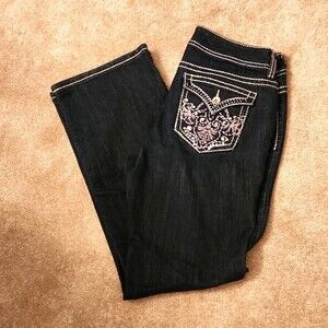 Nine West Jeans "Date Night Fit" Bootcut Jeans Size 30/10R Dark Wash
